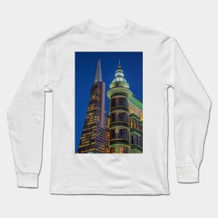 Columbus and Transamerica Towers Long Sleeve T-Shirt